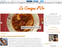 Tablet Screenshot of laconquedor.com